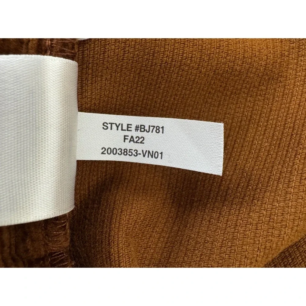 J. Crew Wallace & Barnes Corduroy Painter Pants 31W Amber Brown